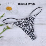 Thin strap thong Panty -Print - Image 11