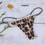 Thin strap thong Panty -Print