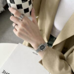 কোডঃ WL108sb; Popular Coco oval watch - Image 3