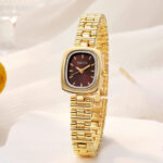 কোডঃ WL108gc; Popular Coco oval watch - Image 2