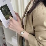 কোডঃ WL108gw; Popular Coco oval watch - Image 4