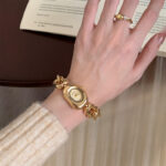 কোডঃ WL111gg; Cheese bracelet watch - Image 2