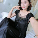 কোডঃ Lin33b; Color floral nightgown - Image 2