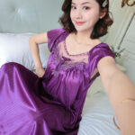 কোডঃ Lin33p; Color floral nightgown - Image 4