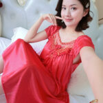কোডঃ Lin33r; Color floral nightgown - Image 4