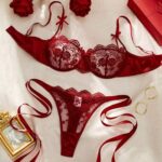 কোডঃ bbp33; Double Flower Lingerie