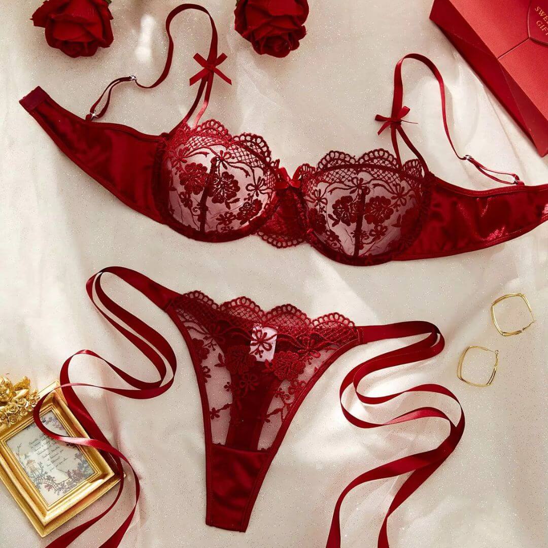 Double Flower Lingerie (5) কোডঃ bbp33; Double Flower Lingerie - Image 1