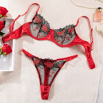 কোডঃ bbp36; Flower Intimates Bikini-2 - Image 3