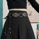 কোডঃ JAB19b; Retro ethnic style belt - Image 3