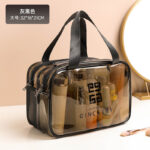 কোডঃ Cb5b; PVC double cosmetic bag - Image 8