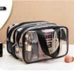 কোডঃ Cb5t; PVC double cosmetic bag - Image 2