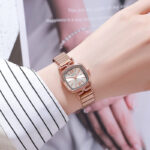 কোডঃ WL113rg; Rectangular HongKong watch - Image 2
