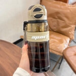 কোডঃ DW2br; Outdoor portable water bottle [Brown] - Image 2