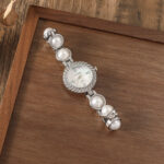 কোডঃ WL89so; Pearl Bracelet Watch [D] - Image 4