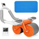 Automatic Rebound Ab Roller Wheel with Elbow Support, Timer, phone holder, and Dual-Wheel Design. - Image 6