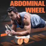 Automatic Rebound Ab Roller Wheel with Elbow Support, Timer, phone holder, and Dual-Wheel Design. - Image 2