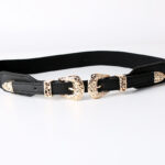 কোডঃ JAB28b; Carved Buckle Elastic Belt - Image 3
