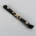 কোডঃ JAB28b; Carved Buckle Elastic Belt - Image 2