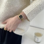 কোডঃ WL115gb; Fashionable net strap watch - Image 4