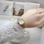 কোডঃ WL115gw; Fashionable net strap watch - Image 5