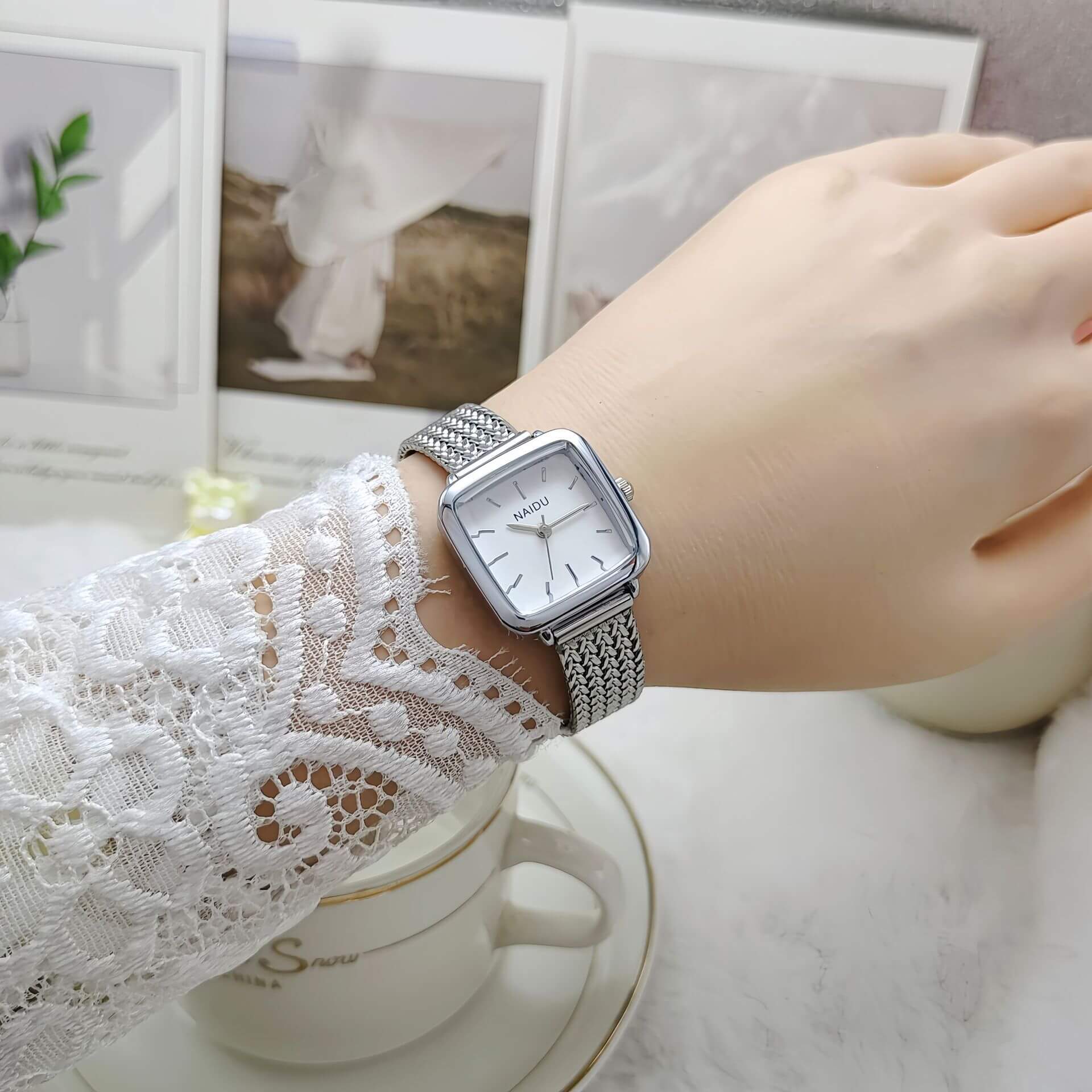 Fashionable net strap watch.sw (3) কোডঃ WL115sw; Fashionable net strap watch - Image 1