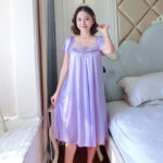 কোডঃ Lin33LPU; Color floral nightgown